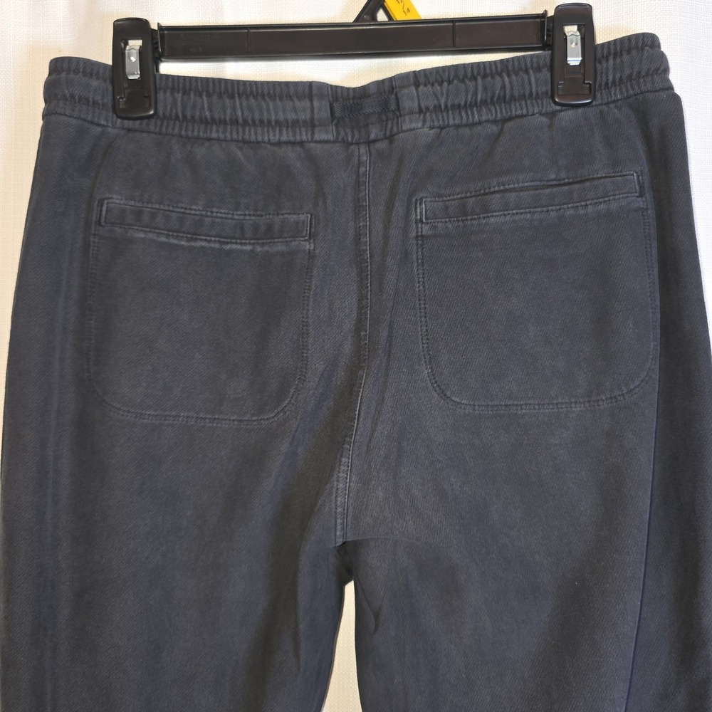 ATHLETA Farallon Jogger Pants Drawstring Waist Atheisure Cotton Black Sz 6 - Picture 11 of 11